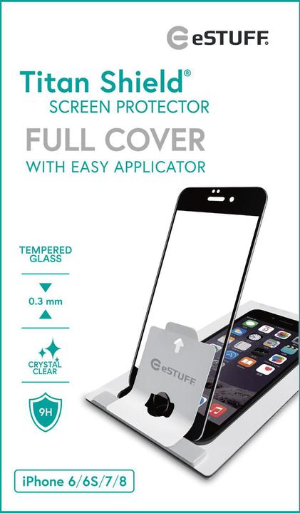 Actual product image eSTUFF Titan Shield Clear Screen Protector Apple (e) (1 Piece, Apple iPhone 6s, Apple iPhone 8, Apple iPhone 7)