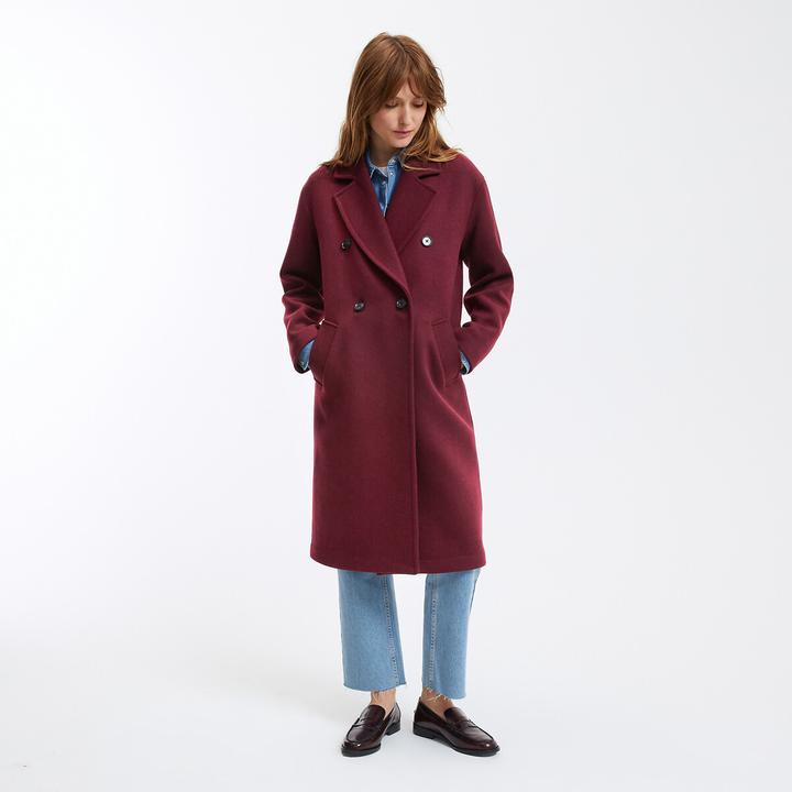 Image du produit La Redoute Collections Manteau en laine mélangée Signature BARNABE (40)