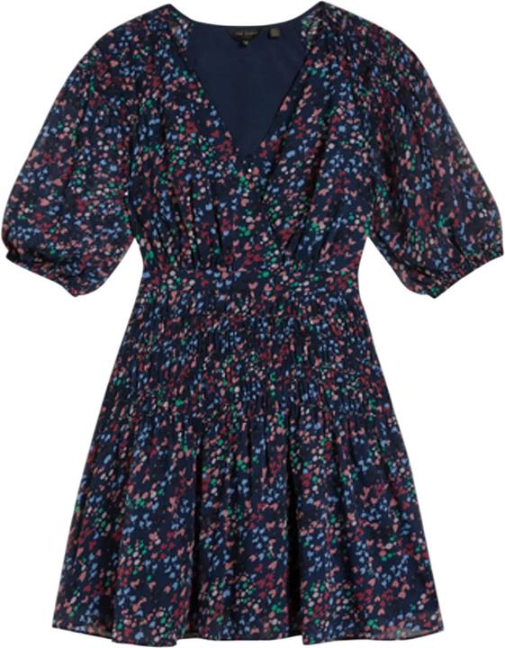 Actual product image Ted Baker Womens/Ladies Casadee Mini Smock Panel Wrap Dress (42 D)