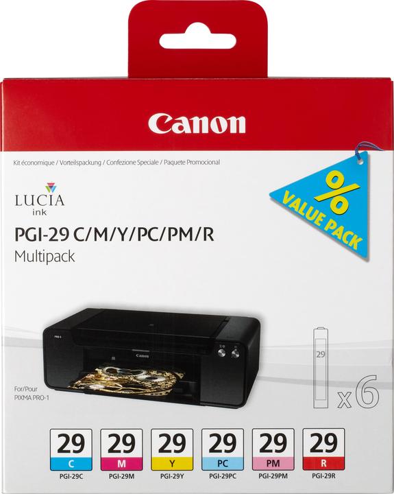 Image du produit Canon Pgi-29 (M, C, PC, PM, R, Y)
