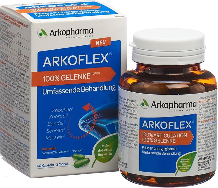 Immagine prodotto Arkopharma Arkoflex 100%Gelenke Kapseln (60 Pezzo/i, Pillole, 87 g)