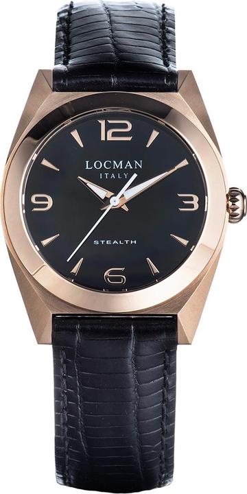 Immagine prodotto Locman Orologio da donna Stealth Lady nero/rosé PVD Ref. 0804 (Orologio con pietra preziosa)