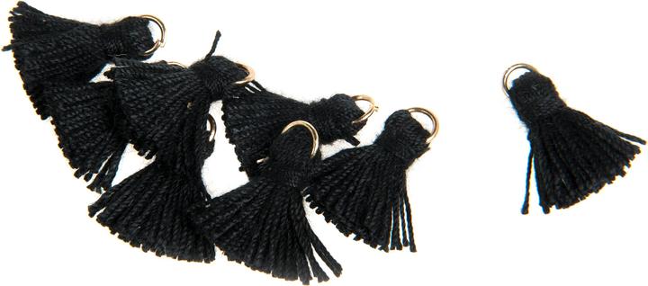 Image du produit Pracht Pompon avec oeillet, 8 pièces, 15 mm (Polyester (PES))