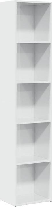 Immagine prodotto VidaXL Libreria bianca lucida 40x30x189 cm in legno (40 x 30 x 189 cm)