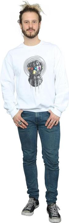Actual product image Mens Avengers Infinity War Power Fist Sweatshirt (L)
