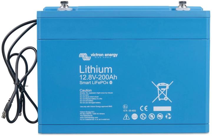 Actual product image Victron Energy LiFePO4 Battery 12.8V/200Ah - Smart (12.80 V, 200 Ah)