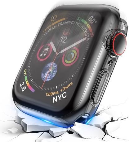 Produktbild Cover-Discount Apple Watch 45mm - Gummi Schutz Case transparent