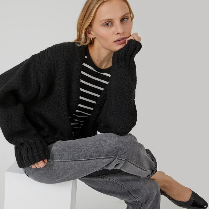 Produktbild La Redoute Collections Strickjacke aus Grobstrick (XXL)