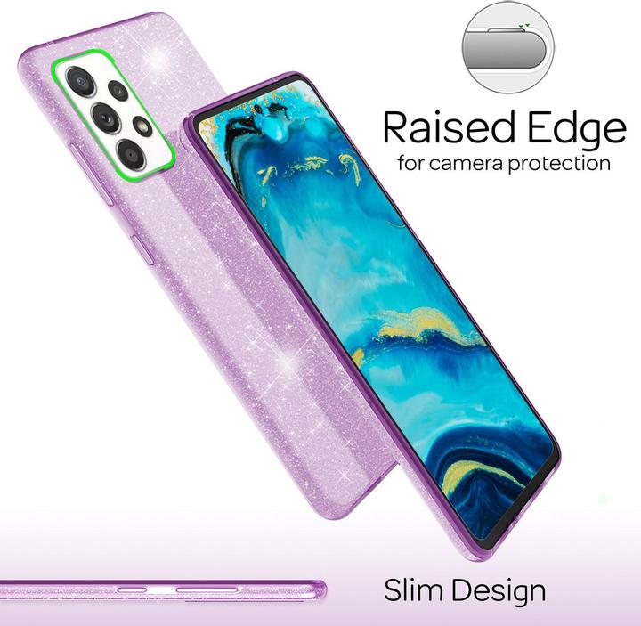Actual product image Nalia Glitter cover (Samsung Galaxy A53)