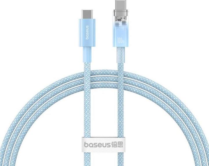 Immagine prodotto Baseus Cable cabel Type C to Type C PD 6A 100W Explorer P10319703311-00 / CB000043 1 m blue (1 m, 100 W)