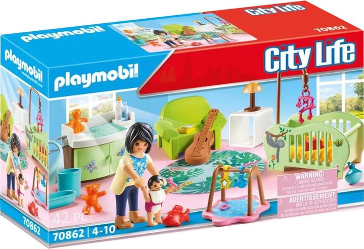 Image du produit Playmobil Chambre de bébé avec figurines (70862, Playmobil City Life)