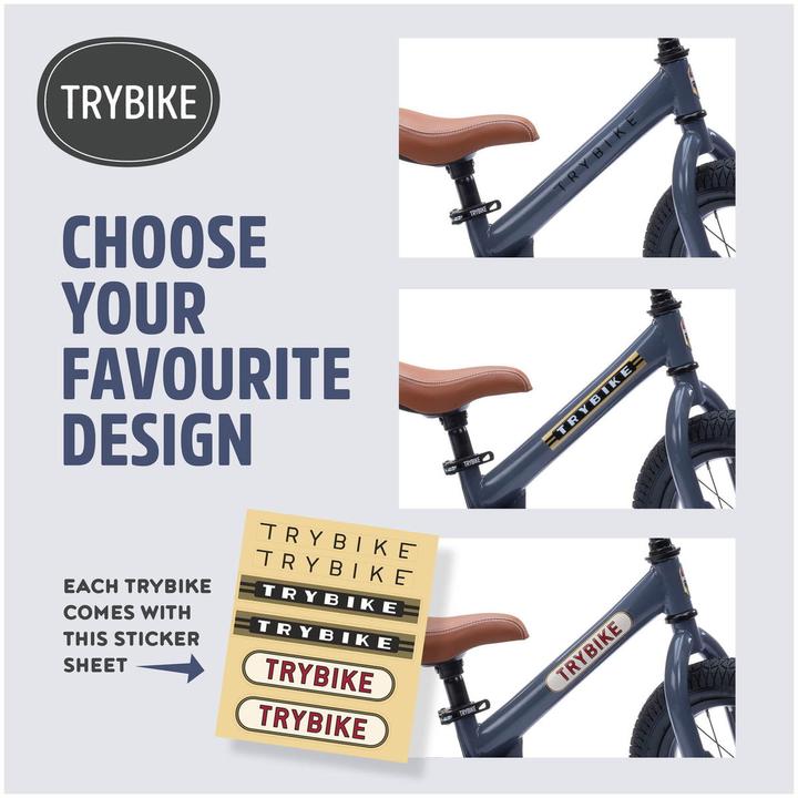 Produktbild Trybike Laufrad 2 in 1 vintage, grey matt (12")
