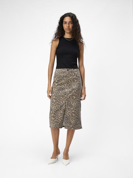 Actual product image Object Leoprint denim skirt (XL)