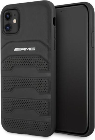Immagine prodotto Mercedes-Benz Cover rigida in rilievo nera, per iPhone 11, AMHCN61GSEBK (Apple iPhone 11)