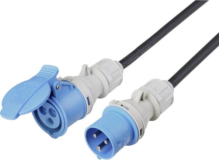 Image du produit Sygonix SY-5244052 Rallonge électrique 16 A noire 10 m résistante aux intempéries (10 m, CEE)