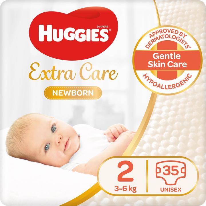 Huggies Couches pour nouveau-nés (Taille 2, Pack mensuel, 210 pièce(s))