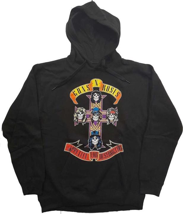 Actual product image Universal Textiles Unisex Adult Appetite For Destruction Hoodie (L)