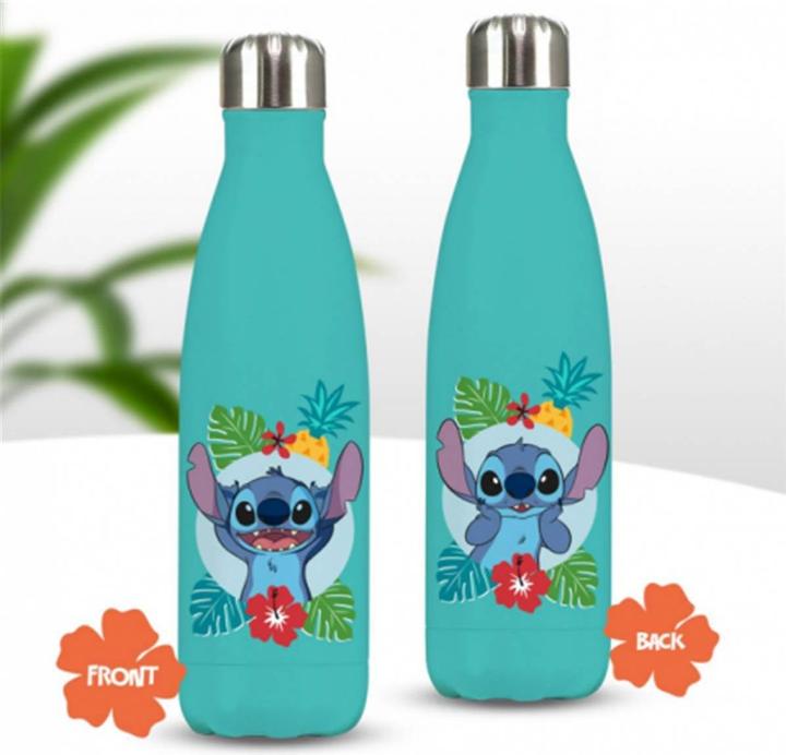 Actual product image Paladone Products Disney Lilo & Stitch Metal Water Bottle 460 ml (0.46 l)