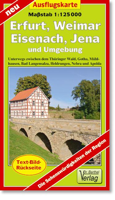 Immagine prodotto Mappe del Dr Barthel. Erfurt, Weimar, Eis.