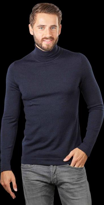 Actual product image Drykorn Turtle Neck Joey Pullover Fine Knit Blue (XL)