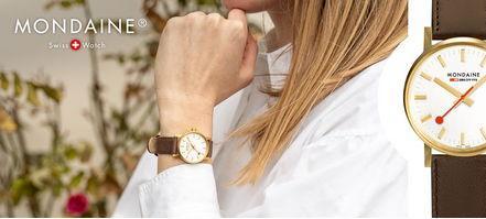Immagine prodotto Mondaine Evo2 - Ip Gold (Orologio da polso analogico, 30 mm)
