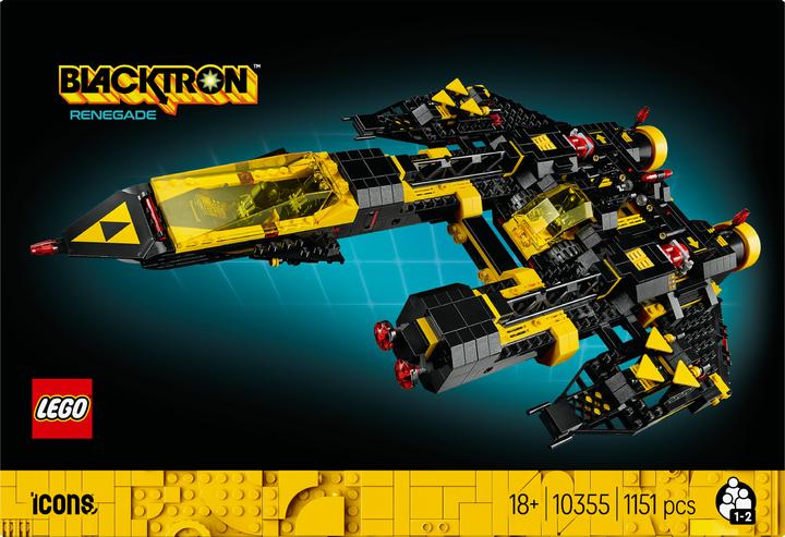 Produktbild LEGO Blacktron Renegade (10355, LEGO Icons, LEGO Seltene Sets)