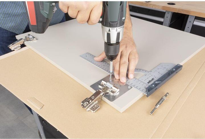 Produktbild wolfcraft wolfcraft 1 Rep.Montageplattenset f. Topfscharnier
