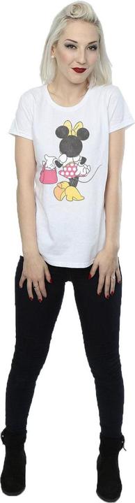 Actual product image Disney Womens/Ladies Minnie Mouse Back Pose Cotton T-Shirt (S)