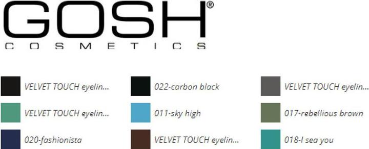 Produktbild Gosh Velvet Touch Eyeliner Waterproof #017 Rebellious Brown (017 Rebellious Brown)