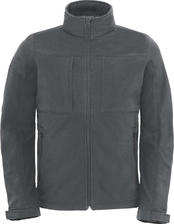 Produktbild B&C SoftshellJacke mit Kapuze FleeceInnenfutter atmungsaktiv wasserabweisend winddicht (XL)