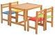 Immagine prodotto Montessori Tavolo multifunzionale + sedia - MINZE ® mobili per bambini (Tavolo per bambini, Seggiolone)