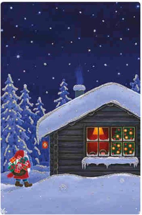 Actual product image Hans Buff & Co. Greeting card - Christmas (1 pcs.)
