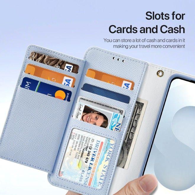 Immagine prodotto Dux Ducis Lawa Series MagSafe Kunstleder Bookcover Hülle (Samsung Galaxy S25 Edge)