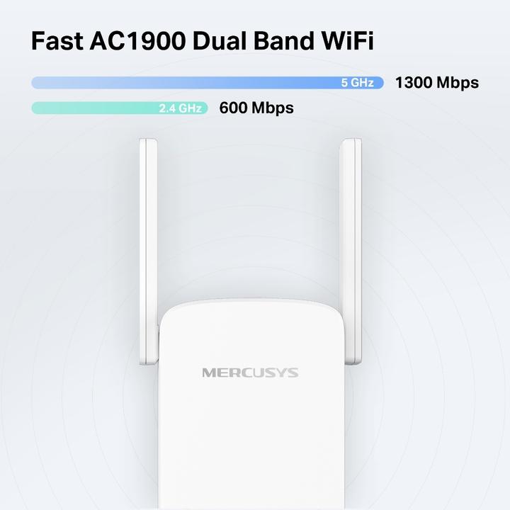 Actual product image Mercusys Repeater ME50G Repeater ME50G (1300 Mbit/s, 600 Mbit/s)