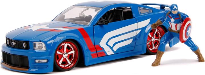 Produktbild Jada Avengers Captain America mit Auto 1:24