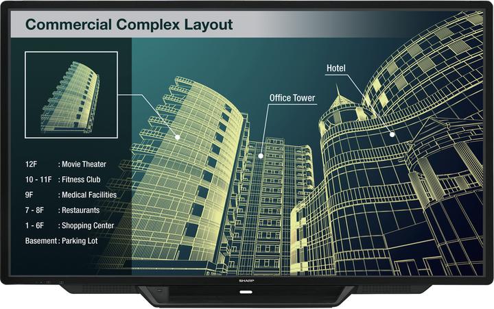 Immagine prodotto Sharp BIG PAD PN-80TC3 - 203,2 cm (80") di diagonale classe display LED - interattivo - con (1920 x 1080 pixel, 80")