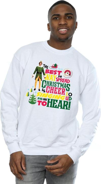 Actual product image Elf Mens Christmas Cheer Sweatshirt (L)