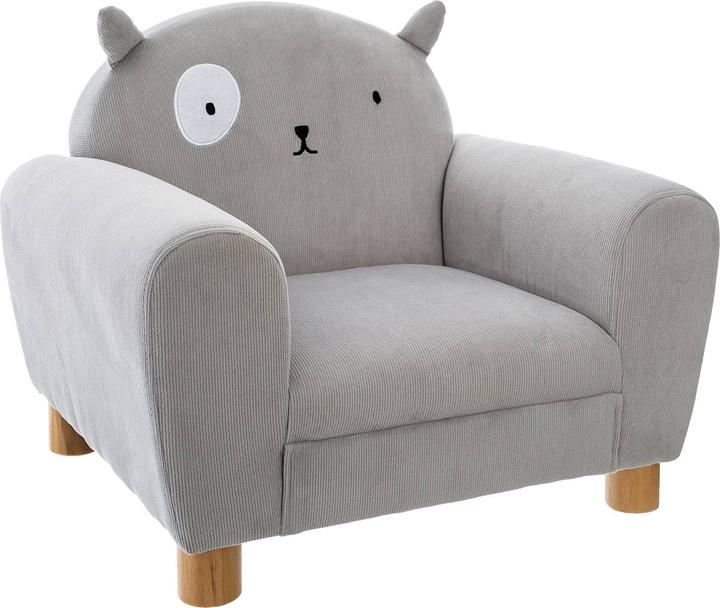 Actual product image Atmosphera Cat ears armchair, grey (High chair)