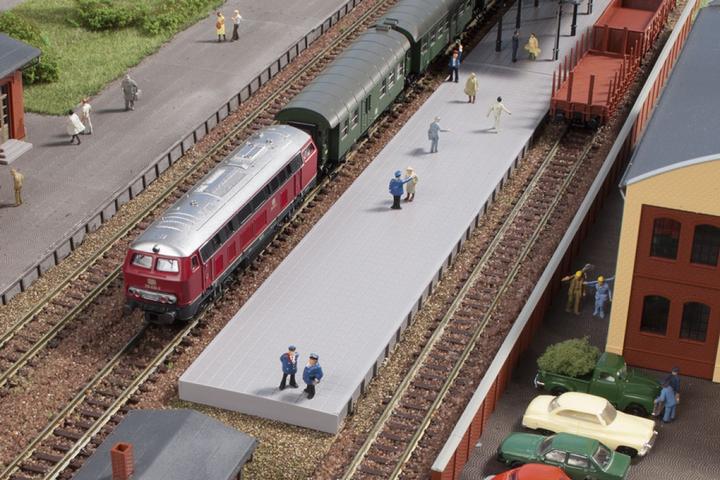 Image du produit Auhagen Bahnsteig ohne Überdachung N