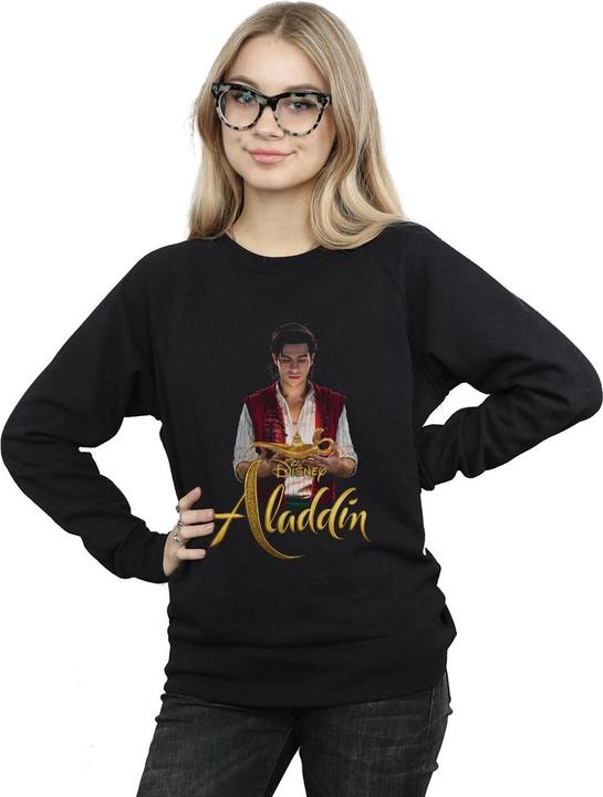 Actual product image Disney Womens/Ladies Aladdin Movie Aladdin Photo Sweatshirt (M)
