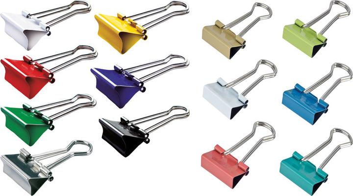 Actual product image Maul Paper clip Mauly 19 mm, 12 pieces, Multicoloured (12 x)