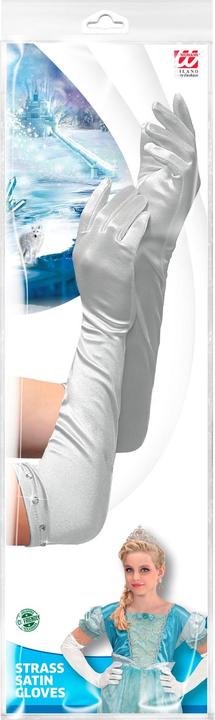 Image du produit Widmann Gants en satin extra long blanc (Taille unique)