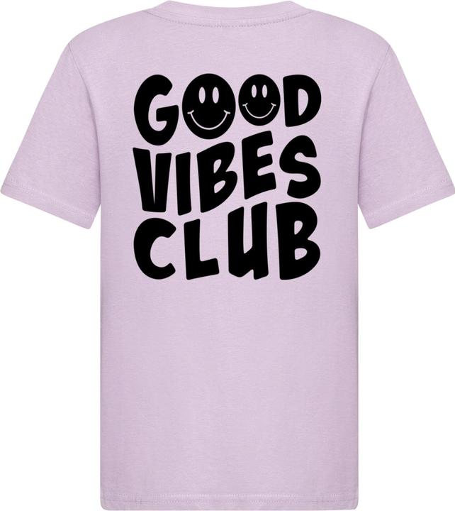 Produktbild Merchcode Kids Good Vibes Club Front for Light - Basic Tee - 184965 (110)