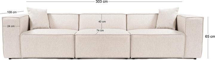 Actual product image Atelier del Sofa Lora (3-seater)