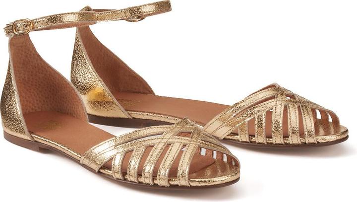 Produktbild La Redoute Collections Ledersandalen mit Knöchelriemen (41)