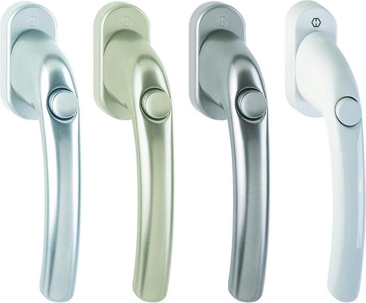 Hoppe Abschliessbare Fenstergriffe 0710SV/U26 Tokyo (Fenstergriffe)