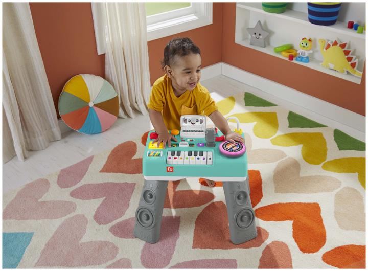 Actual product image Mattel Fisher Price Educational Music Table DJ for 6+ months HRB61