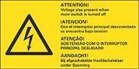 Hein Industrieschilder GmbH HEIN 172987 Warnschild HEIN 172987 ausgesch. Hauptschalter Folie 74x37mm