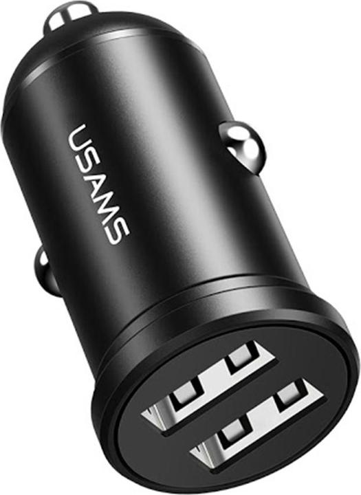 Usams lad. sam. 2xUSB 2,4A Mini czarnyblack CC114TC01 USCC114