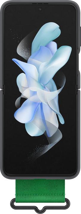 Actual product image Samsung Silicone cover with strap (Samsung Galaxy Z Flip4)